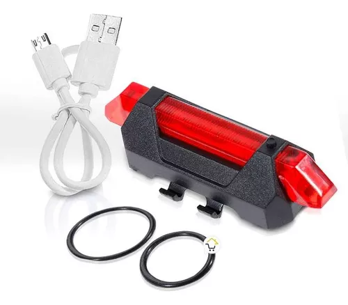 Combo Luces Delantera Y Trasera Bicicleta Recargable Via Usb - La  cacharrería virtual