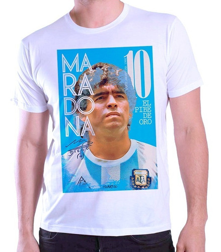 Remeras Estampadas Personalizada Sublimada - Maradona 3