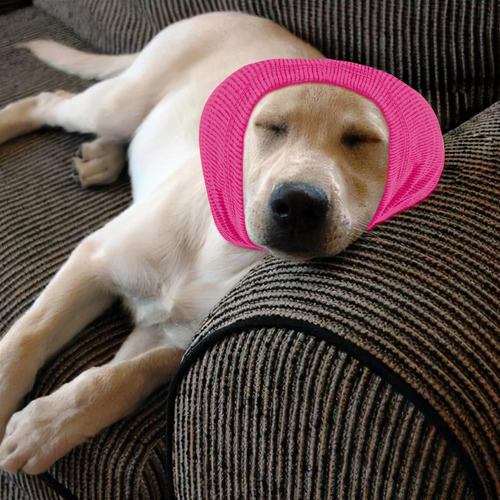 Orejeras Para Mascotas Contra Ruido Medium-fucsia
