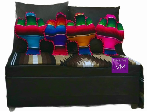 Cactus Cojin, Almohada Artesanal Bellisimo,confortable 