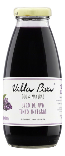 Suco de uva tinto  Villa Piva sem glúten 300 ml 