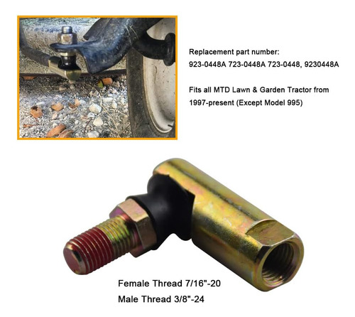 Tractor 923-0448a - Junta De Rótula Derecha Compatible...