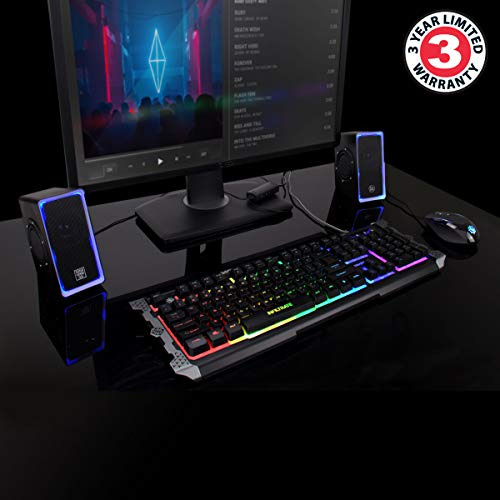 Bocinas Gogroove Para Computadora Para Juegos Con Luz Led