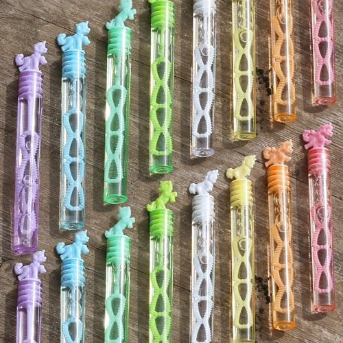 Mini Varita De Burbujas De Unicornio De 32 Piezas Con Caja D