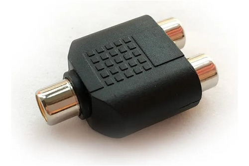 Ficha Adaptadora Doble Hembra Rca A Rca Hembra