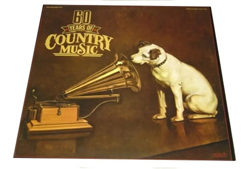 Lp Vinil Country Music 60 Years Album Duplo Importado
