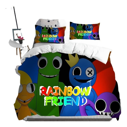 . Nueva Funda Nórdica Rainbow Friend Tamaño De Cama King