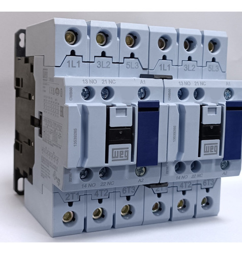 Kit Contator P/ Qta Com Intertravamento Mecan Cwb40 220v Weg