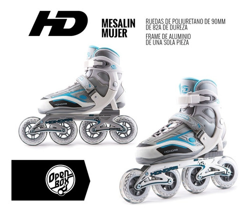 Patin En Linea Hondar Mesalin Urbano Fitness Ruta Talla 37