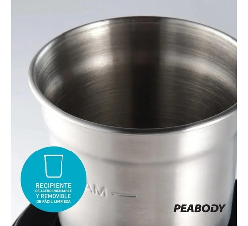 Molinillo Eléctrico Cafe Peabody Mc9100 Inox Gtia Oficial