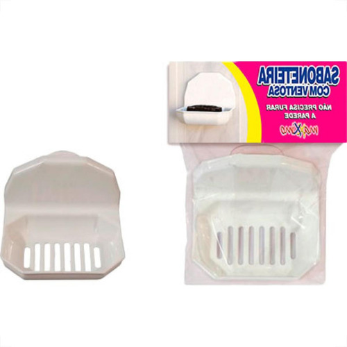 Saboneteira C/ventosa Pp Brca-mx062