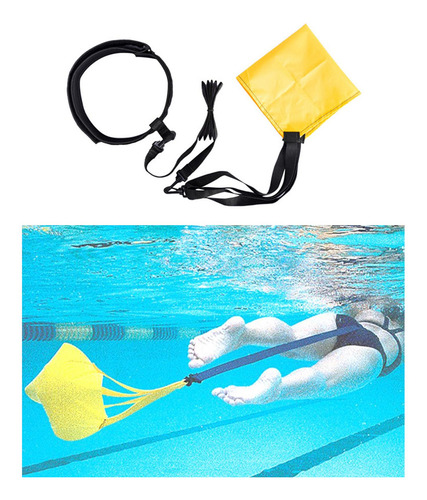 Cinturón De Resistencia A La Natación 40cm Amarillo