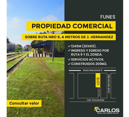 Imagen 1 de 2 de Terreno Comercial Sobre Ruta Nro 9