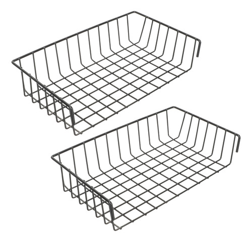 Prateleira De Parede De Metal Pegboard, 2 Peças, Grade