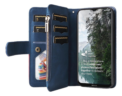 Funda Protectora Kickstand Para Nokia G10/g20 Nueve Ranuras