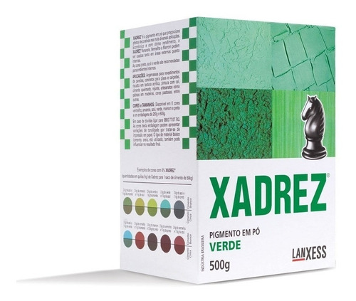 Pigmento Em Po Xadrez Verde 500g C29939