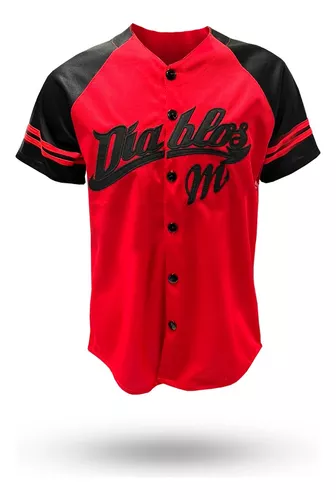 Jersey Beisbol Diablos Negra