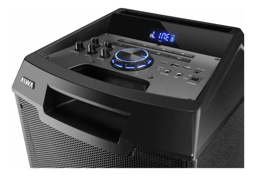 Parlante Aiwa AW-T2400 portátil con bluetooth negro