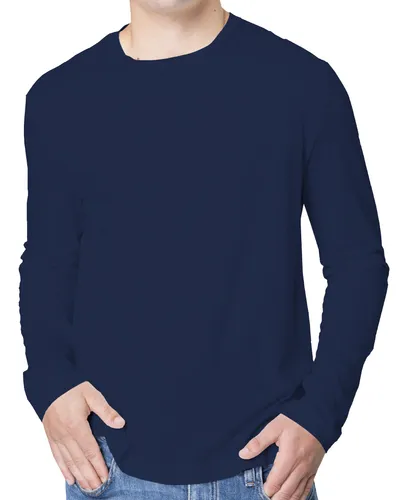 Remeras manga larga hombre algodon new arrivals