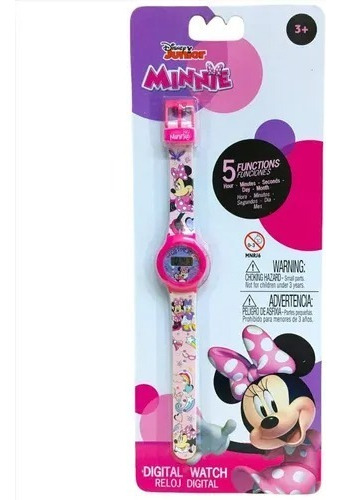 Reloj Pulsera Digital Personajes Intek Color de la malla Minnie Mouse