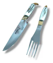 Comprar Juego De Cuchillo Y Tenedor El Cabure Asta 08104 Asta Ciervo