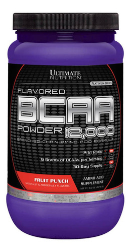 Bcaa Polvo - Ultimate Nutrition (457 Gr) Sandia Sabor Cherry/berry