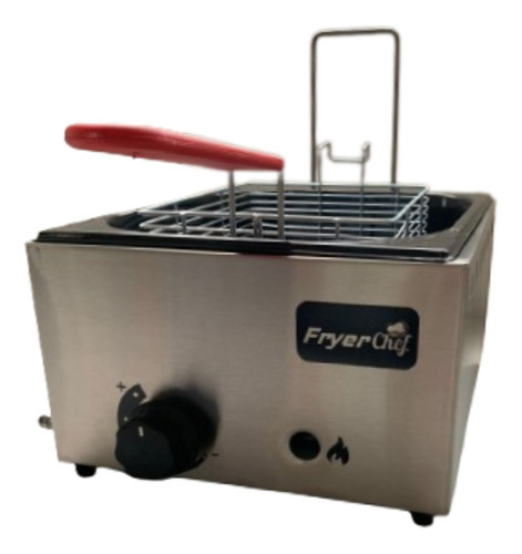 Fritadeira A Gás 5l Fryer Chef Cor Inox