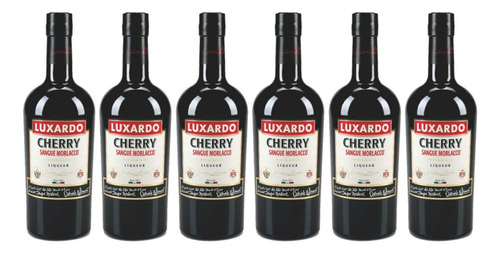 Pack De 6 Licor Luxardo Sangue Morlacco Cerezas 700 Ml