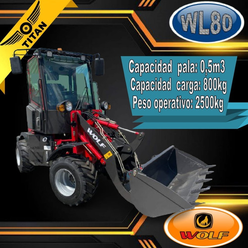 Imagen 2 de 13 de Maquinaria De Construccion Wolf Palas & Mini Retro 0hs
