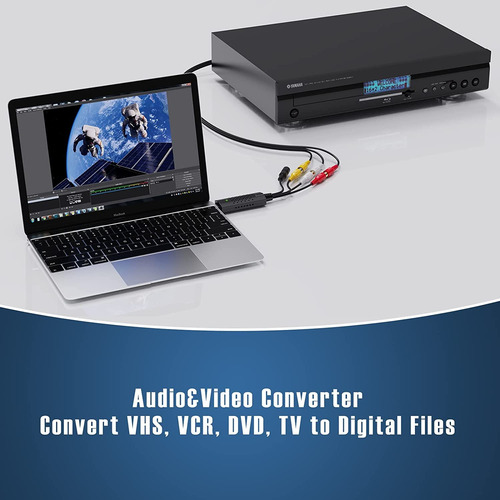 Tarjeta Captura Easycap Video Y Audio Rca Usb2.0 Para Win8/9