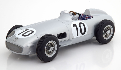Mercedes Benz W196 # 10 Fangio Gp England 1955 Escala 1/18