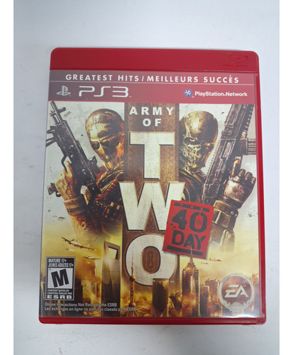 Army Of Two The 40th Day Ps3 Mídia Física Completo C/ Manual (Usado)
