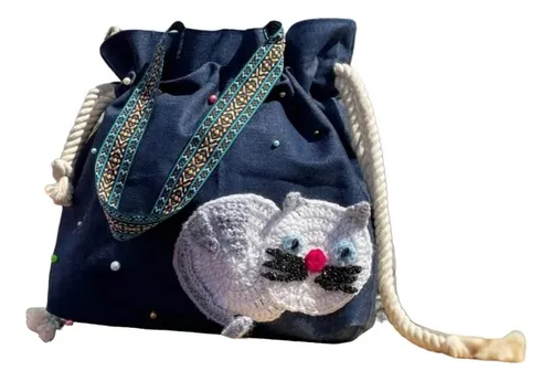 Bolsas de mezclilla decoradas sale