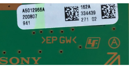 Led Driver Sony A5012966a / 1-006-902-11 Modelo Xbr-75x900h (Usado)