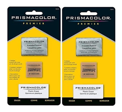 2 Pack Prismacolor Premier Eraser Set Amasado Artgum Y ...