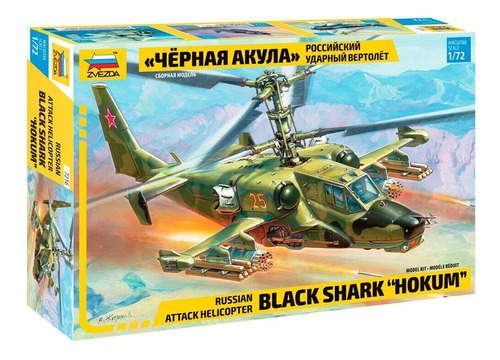 Helicoptero Ka-50 Hokum  Black Shark   Escala 1:72