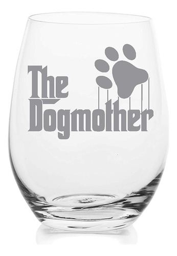 Lushy Wino The Dog Mother Copas De Vino De 18 Onzas Lindas Y