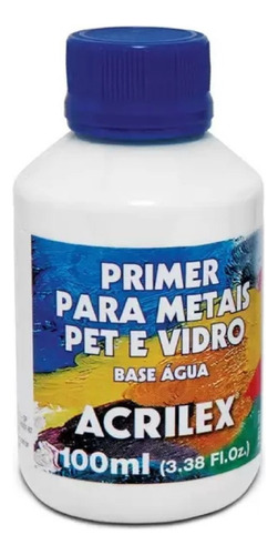 Primer Para Metais Pet E Vidro Acrilex - 250 Ml