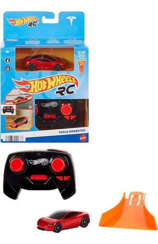 Coche De Juguete A Control Remoto Hot Wheels Tesla Roads [u]