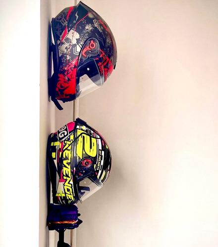 Duntrack Kit Soportes Para Casco De Moto Combo Narvi