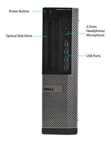 Cpu Dell Optiplex 7010 Dt I3 4gb Hd 250gb Nfe