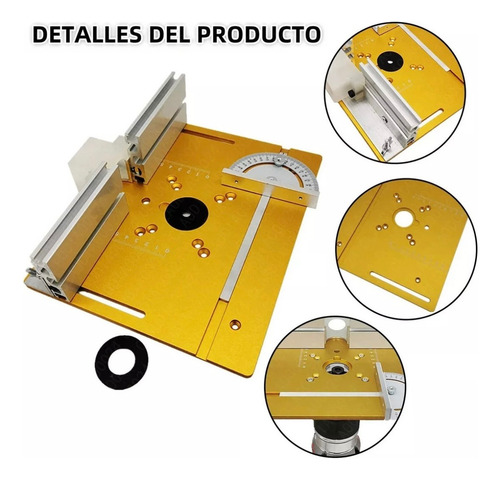 Mesa Router Multifuncional Inserto Placa Carpintería Ki