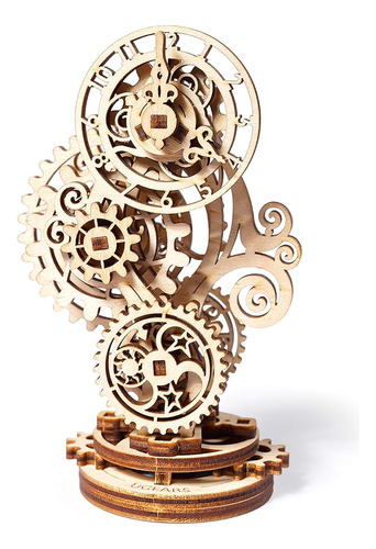 Ugears Steampunk Reloj 3d Rompecabezas De Madera - Reloj De 