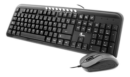 Combo Teclado Y Mouse Usb Multimedia Xtech Xtk-300s Nuevo