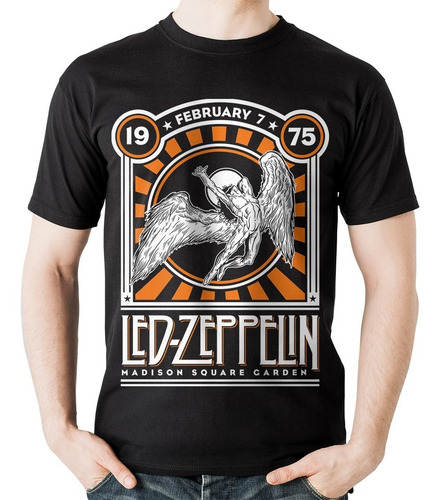 Imagen 3 de 8 de Camiseta Led Zeppelin Angel Rock Activity
