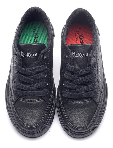 Zapatillas Trap Kickers De Niños Negras Colegial