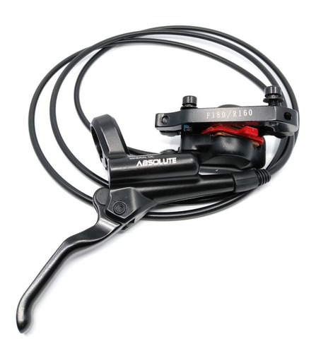 Imagem 3 de 3 de Kit Freio Disco Hidráulico Absolute + Rotor 6 Parafuso 160mm