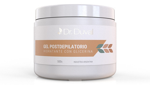  Gel Postdepilatorio Con Glicerina X500gr. Dr. Duval Tipo de envase Pote Tipos de piel Normal