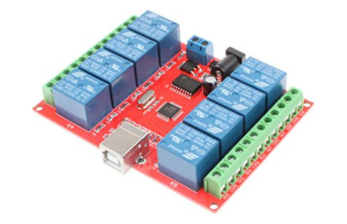 Módulo De Relé De Conmutador De Control Usb Para Computadora
