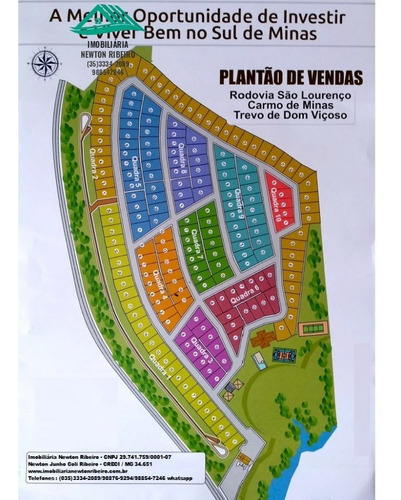 Imagem 3 de 9 de Terreno A Venda No Bairro Condominio Ville Bourbon Em Carmo - 318-1
